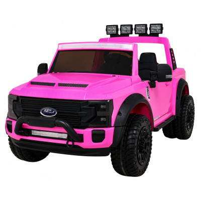 Elektrické autíčko - Ford Super Duty - ružové